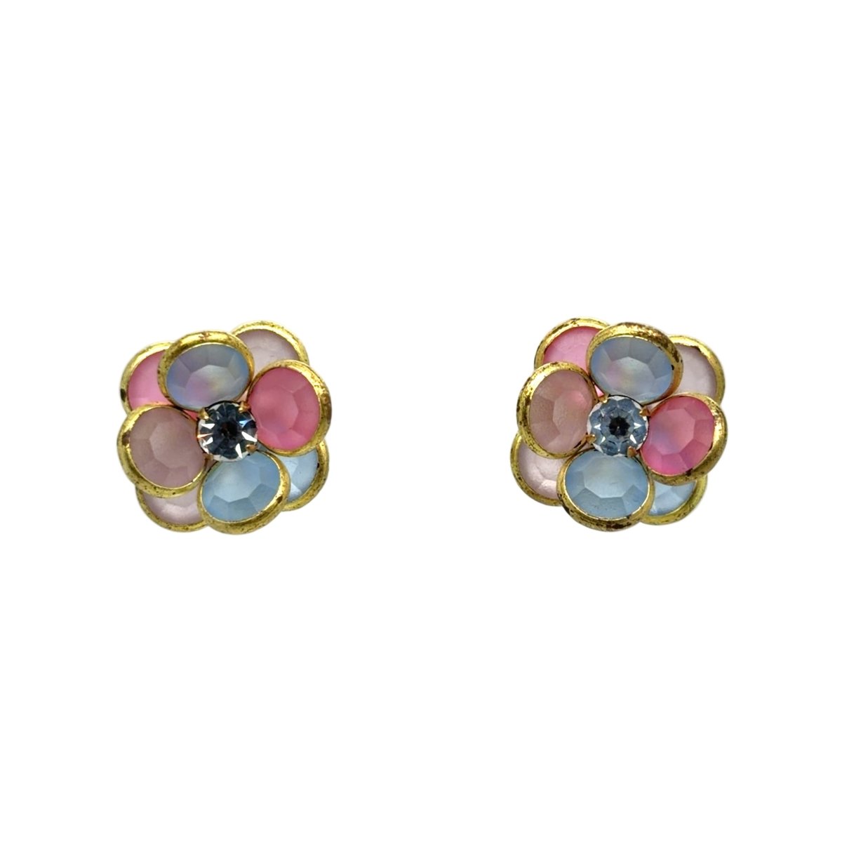 Crystal Flower Stud Earrings - Maeven in Me